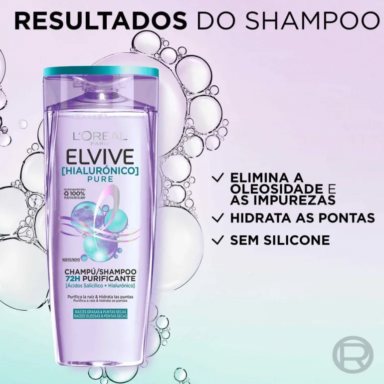 Champô Elvive Hidra Hialurónico Pure