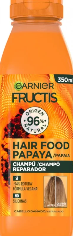 Champô Fructis Hair Food Papaia Reparador