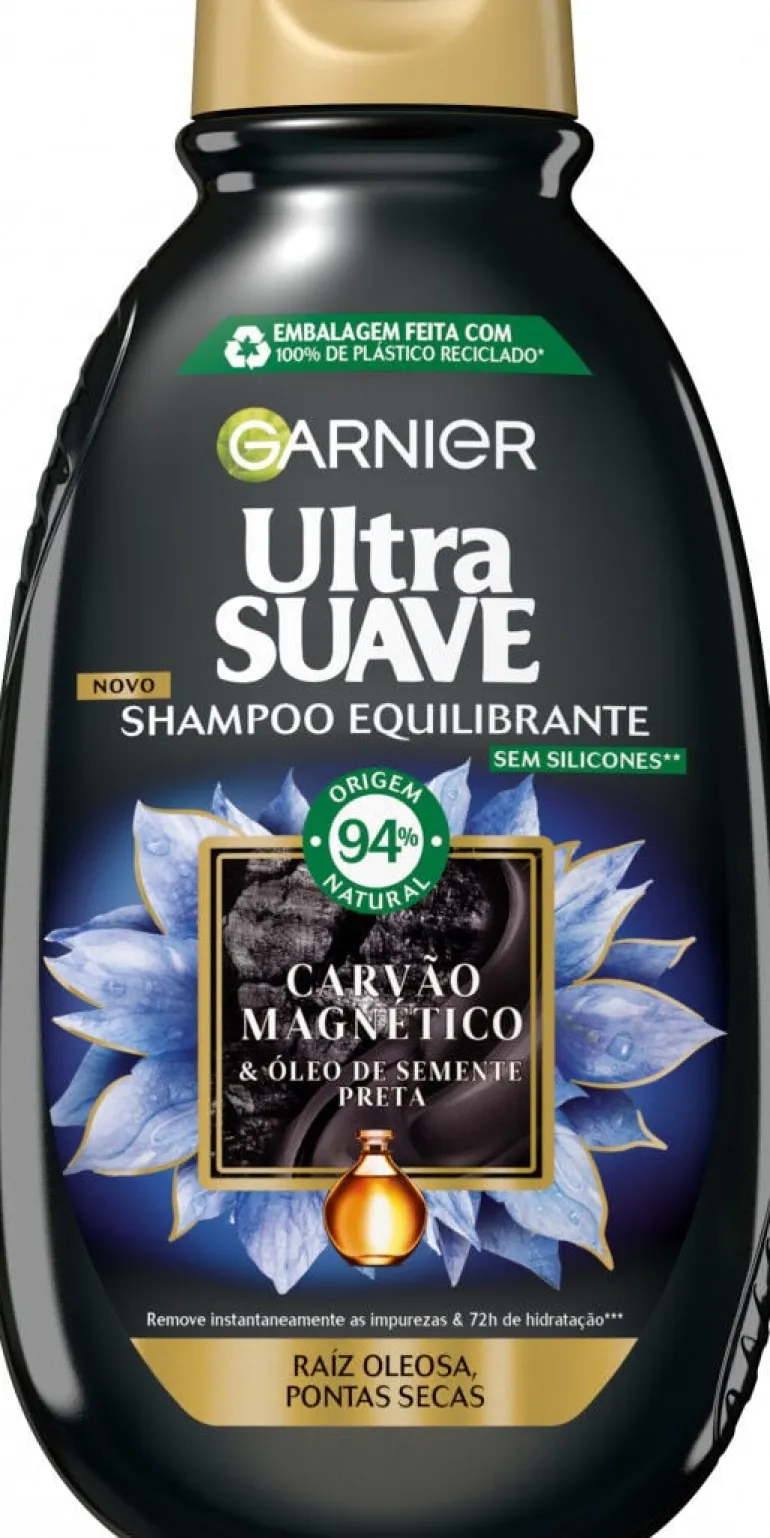 Champô Ultra Suave Carvão Magnético