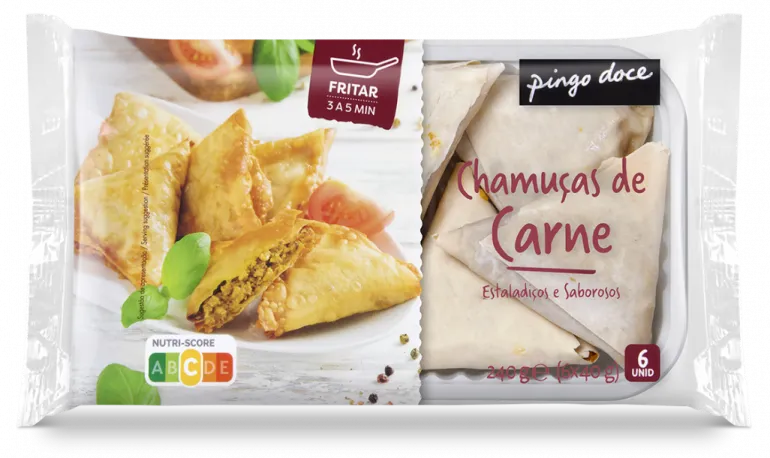 Chamuças de Carne Congeladas