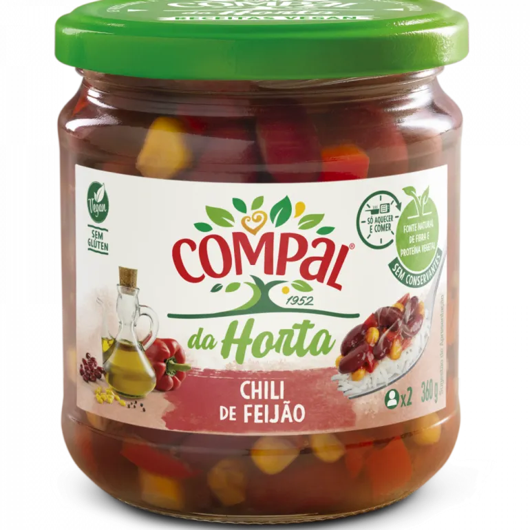 Chili de Feijão em Frasco