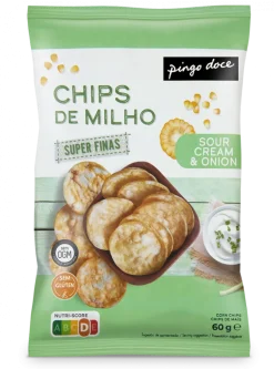 Chips de Milho Sour Cream & Onion