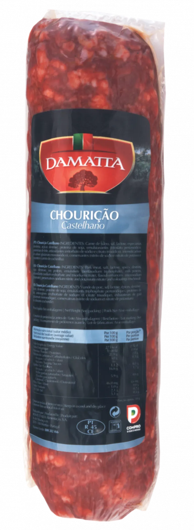 Chourição Castelhano (fatiado ao Balcão)