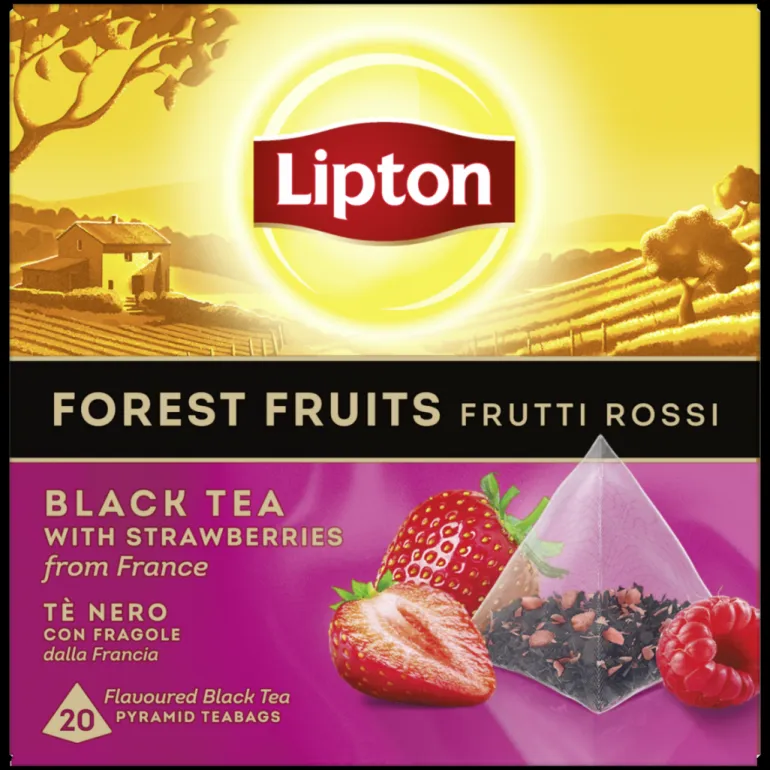 Chá Preto com Frutos Silvestres