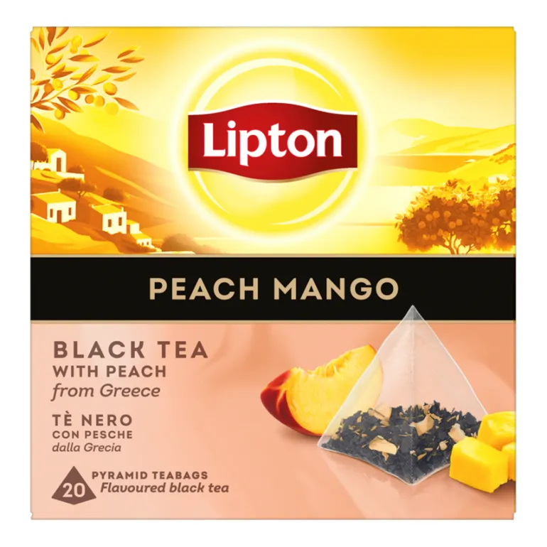 Chá Preto Pêssego e Manga