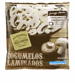 Cogumelos Laminados Congelados