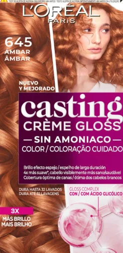 Coloração Casting Creme Gloss Âmbar 645