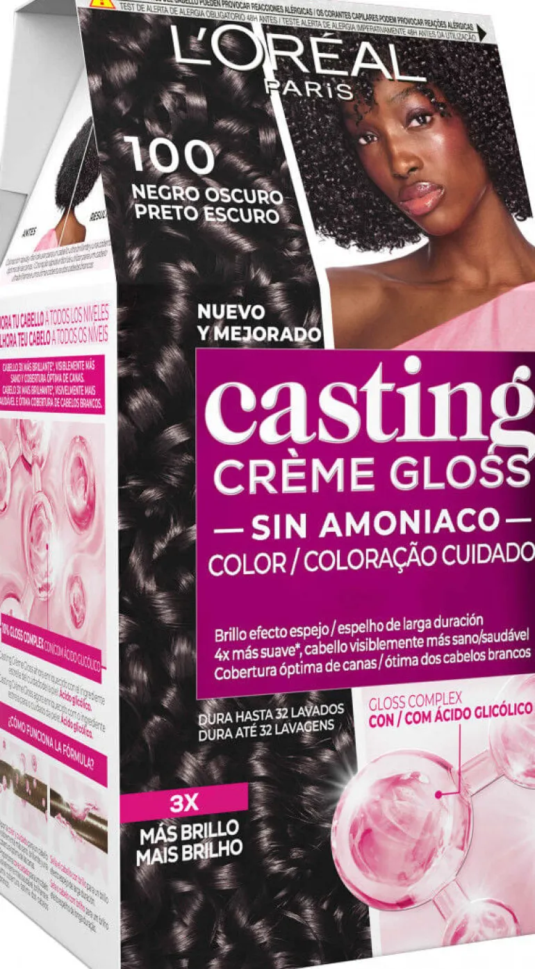 Coloração Casting Creme Gloss Preto Escuro 100