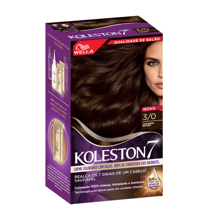 Coloração Koleston Castanho Escuro 3/0