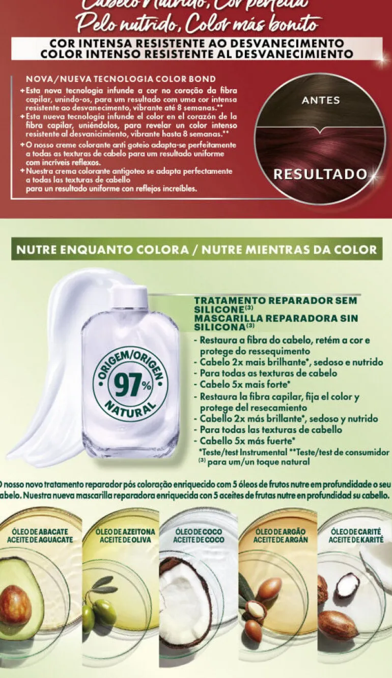Coloração Nutrisse Vermelho Ousado 5.62
