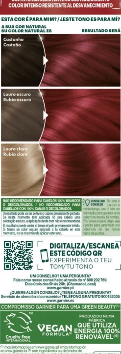 Coloração Nutrisse Vermelho Vibrante 6.6