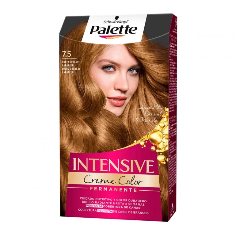 Coloração Palette Louro Dourado Caramelo 7.5