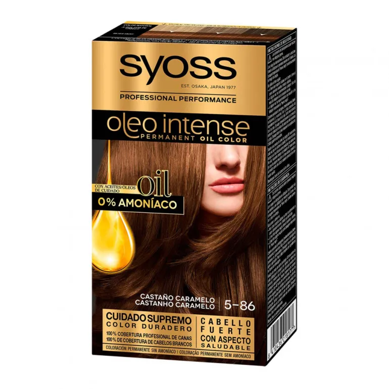 Coloração Syoss Oleo Intense Castanho Caramelo 5.86