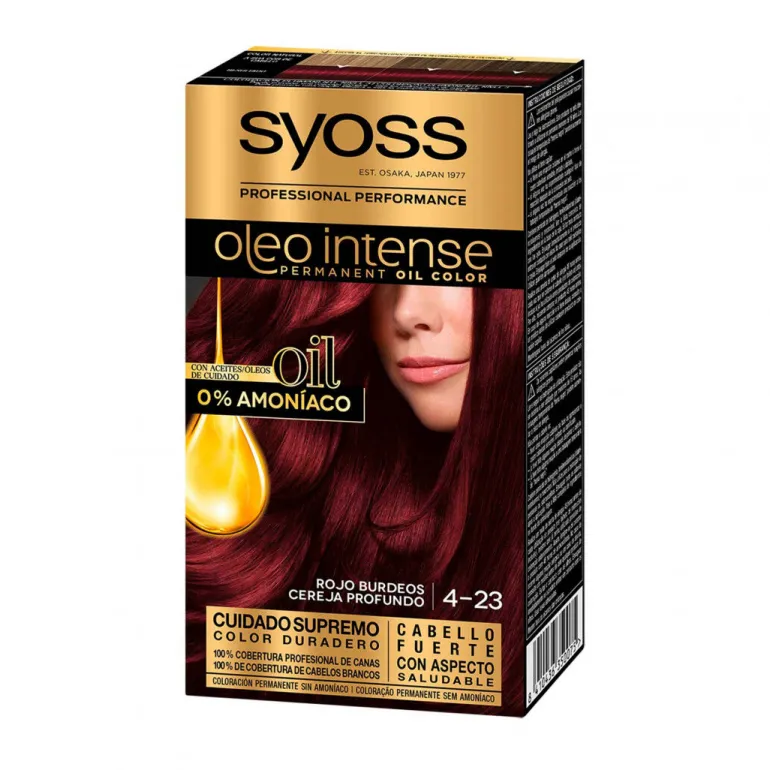 Coloração Syoss Oleo Intense Cereja Profundo 4.23