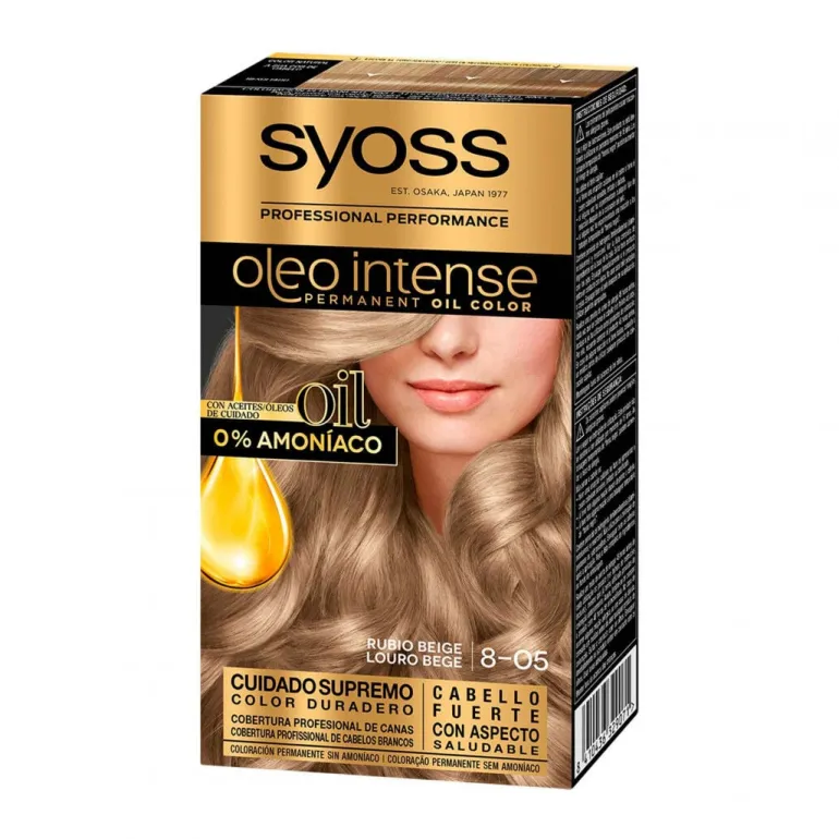 Coloração Syoss Oleo Intense Louro Bege 8.05