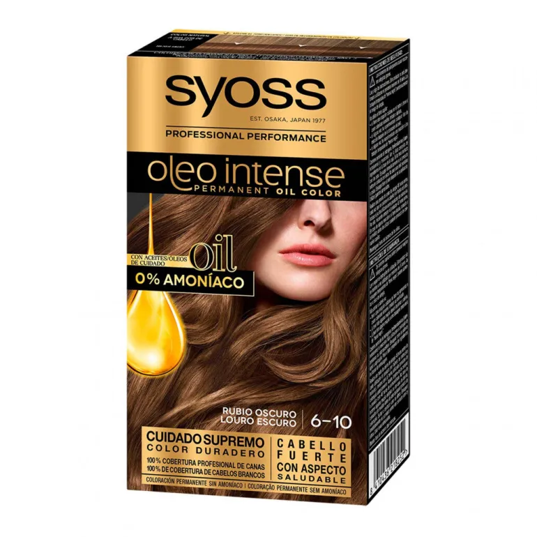 Coloração Syoss Oleo Intense Louro Escuro 6.10