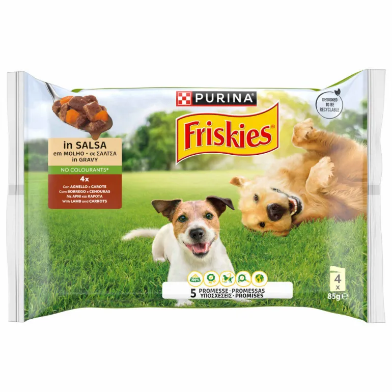 Comida Húmida para Cão com Borrego em Molho