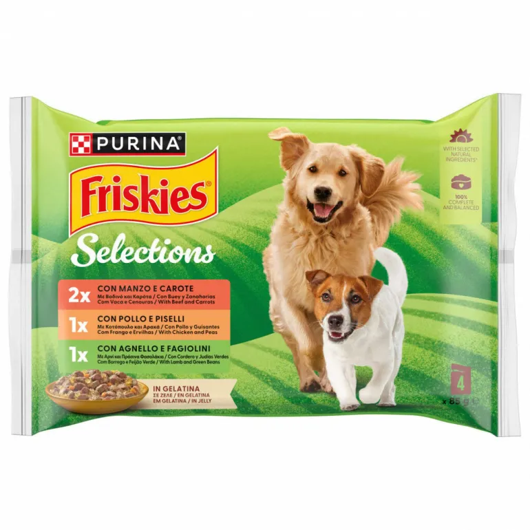 Comida Húmida para Cão com Carnes em Gelatina