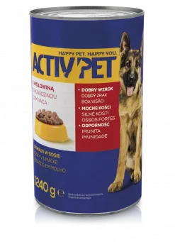 Comida Húmida para Cão com Vaca em Molho