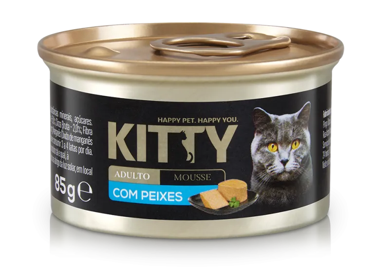 Comida Húmida para Gato Adulto Mousse com Peixe