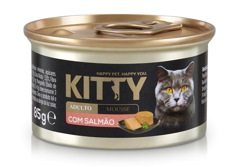 Comida Húmida para Gato Adulto Mousse com Salmão