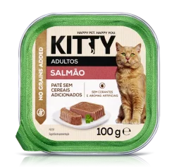 Comida Húmida para Gato Adulto Patê com Salmão Grain Free
