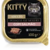 Comida Húmida para Gato Adulto Pedaços Salmão em Molho