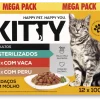 Comida Húmida para Gato Adulto Esterilizado Pedaços em Molho Mix