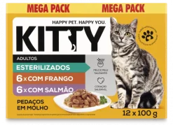 Comida Húmida para Gato Esterilizado Frango e Salmão
