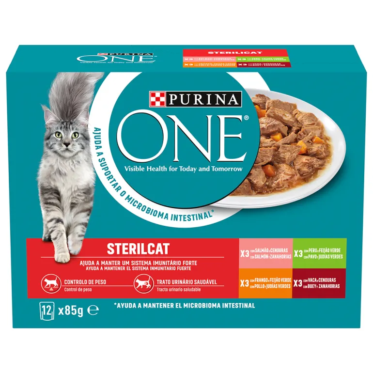Comida Húmida para Gato Esterilizado Mix Sabores