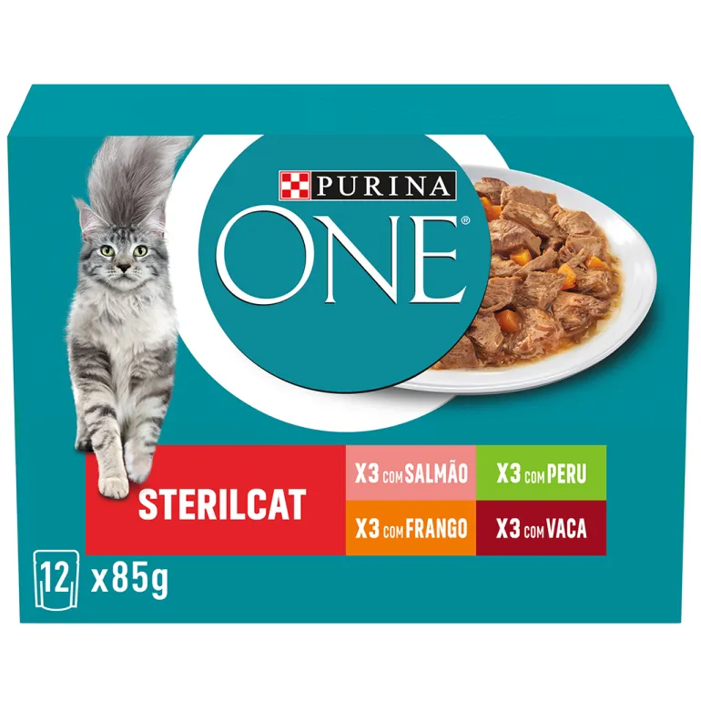 Comida Húmida para Gato Esterilizado Mix Sabores