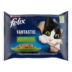 Comida Húmida para Gato Fantastic Legumes em Gelatina