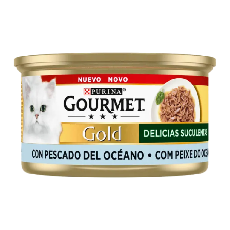 Comida Húmida para Gato Gold com Peixe