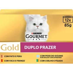 Comida Húmida para Gato Gold Duplo Prazer