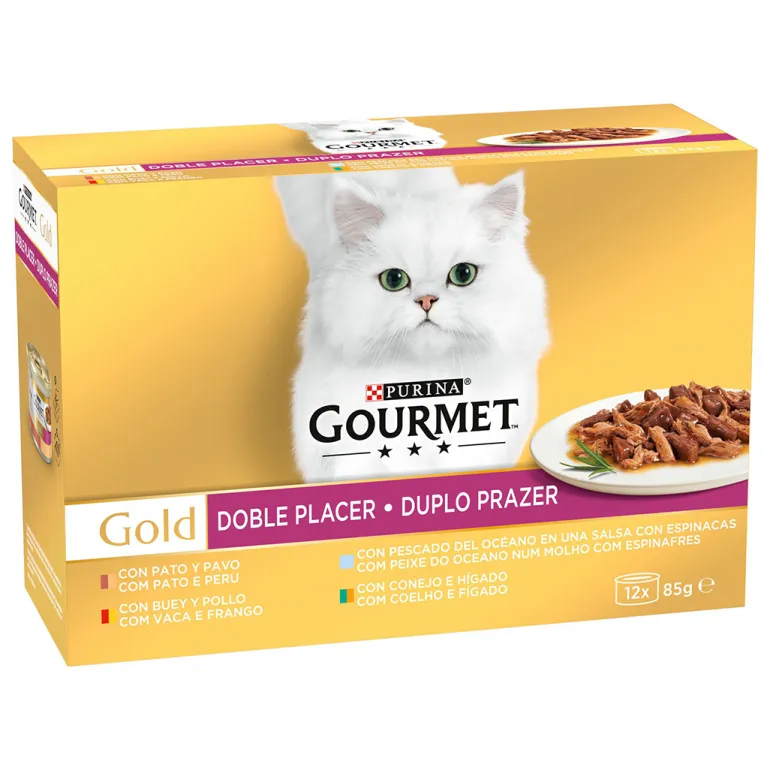 Comida Húmida para Gato Gold Duplo Prazer
