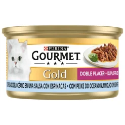 Comida Húmida para Gato Gold Duplo Prazer com Peixe