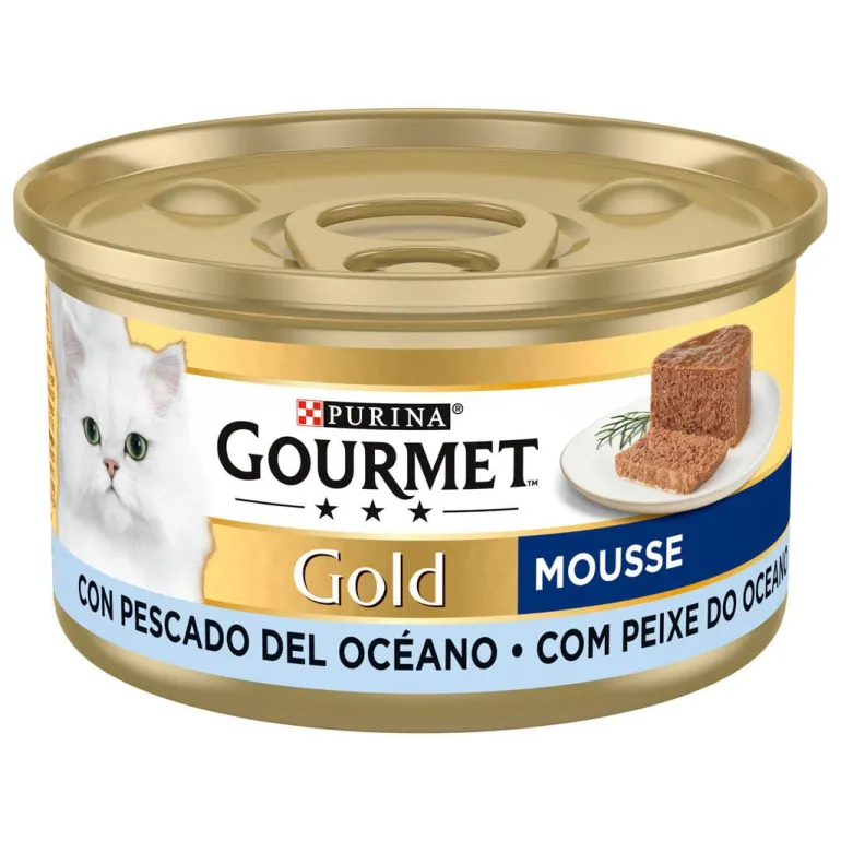 Comida Húmida para Gato Gold Mousse com Peixe