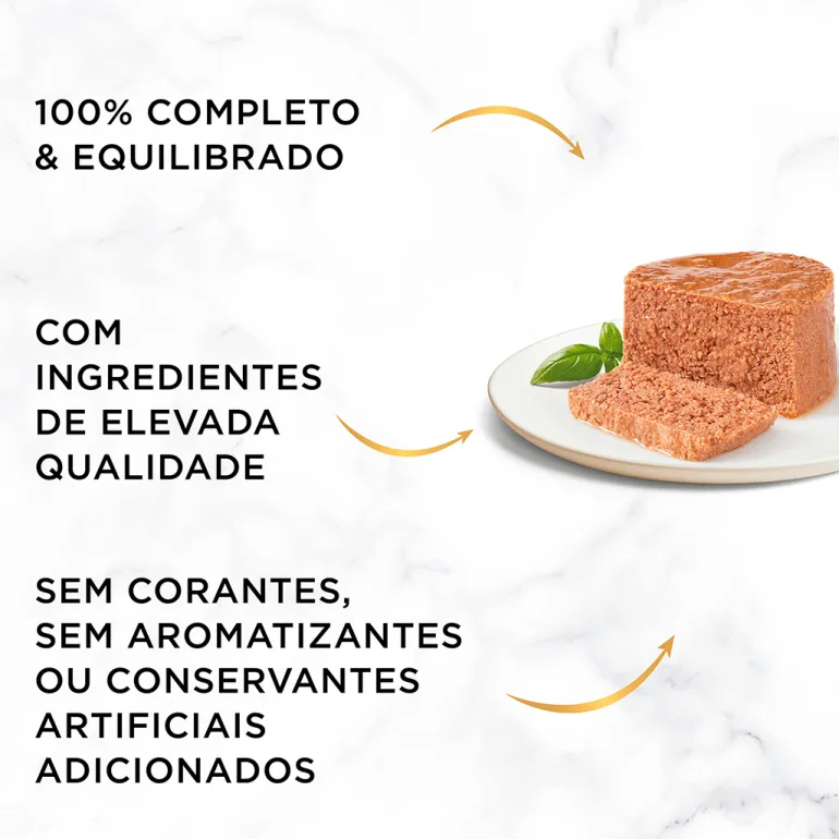 Comida Húmida para Gato Gold Mousse com Salmão