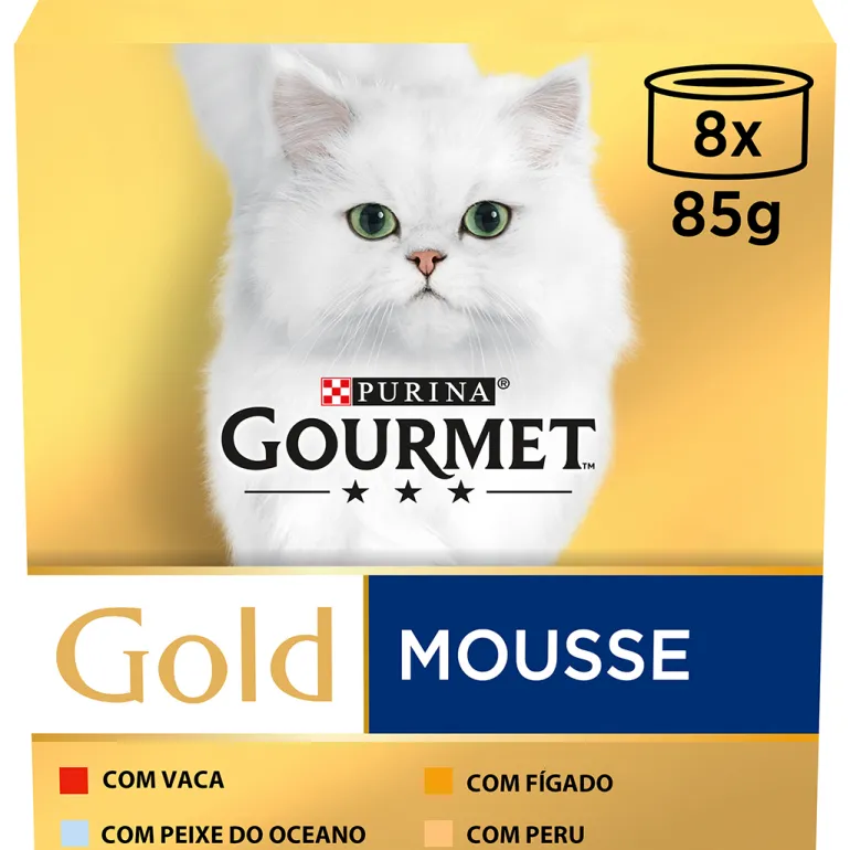 Comida Húmida para Gato Gold Mousse