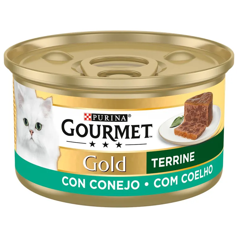 Comida Húmida para Gato Gold Terrine com Coelho