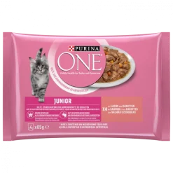 Comida Húmida para Gato Júnior com Salmão
