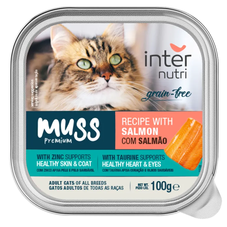 Comida Húmida para Gato Mousse com Salmão