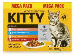 Comida Húmida para Gato Pedaços em Geleia Mix