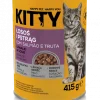 Comida Húmida para Gato Pedaços Salmão e Truta em Molho
