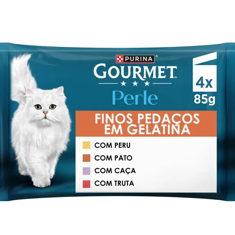 Comida Húmida para Gato Perle Pedaços em Gelatina