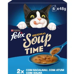 Comida Húmida para Gato Soup com Peixes