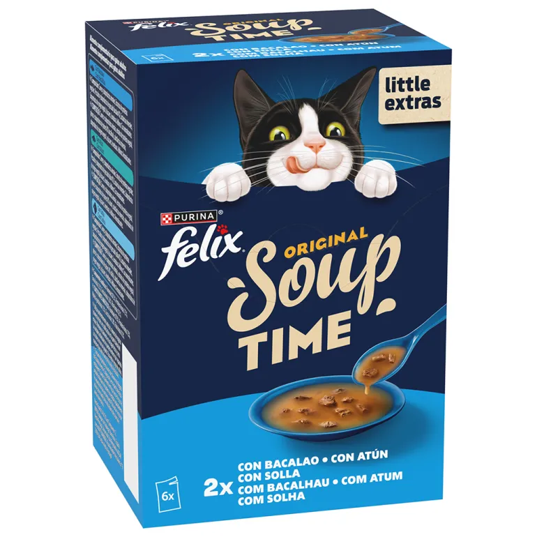 Comida Húmida para Gato Soup com Peixes
