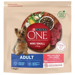 Comida Seca para Cão Mini Adulto com Vaca