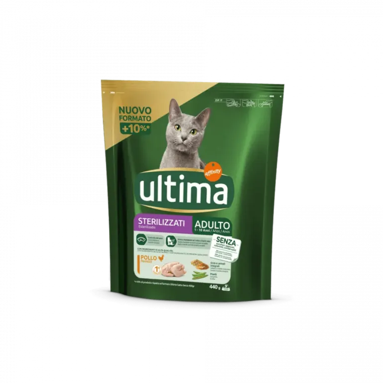 Comida Seca para Gato Adulto Esterilizado com Frango