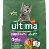 Comida Seca para Gato Adulto Esterilizado com Vaca